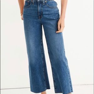 Madewell slim leg crop pants